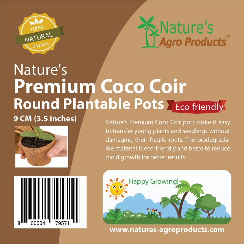 Nature's Coco coir pot (Box quantity)