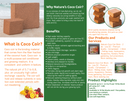 Nature's Coco Coir 1 Pound Brick (24 Brick in a box)