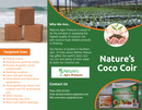 Nature's Coco Coir 1 Pound Brick (24 Brick in a box)