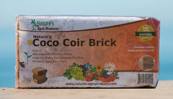 Nature's Coco Coir 1 Pound Brick (24 Brick in a box)